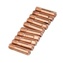 10pcs M6 Welding Torch Tips Nozzles 0.8/1.0/1.2mm MB-15AK MIG/MAG Soldering Power Tools Accessories