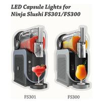 Kapsulės formos apšvietimo modulis „Ninja Slushi FS301/FS300“ ledų gėrimų mašinos priedui skaidri