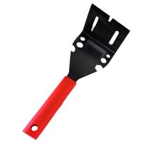 Nail Remover Heavy Duty Trim Puller Compact Multi-functional Nail Puller Pry Tool Steel Comfortable Grip Tack Puller Home Siding raudona