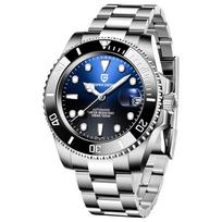 Pagani Design Made in Seiko NH35 Submariner Automatic Mechanical Case with Water Resistant Ceramic Stainless Steel Sapphire Gradient Perfect for
