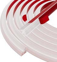 1PC 2M/78.74in Flexible Quarter Round Molding Bendable Molding Trim,Peel and Stick Edge Trim Molding Around Curved Stairs 2m skaidri