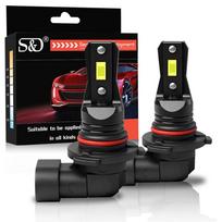 2Pcs H11 H8 H9 LED Fog DRL Bulbs 15000Lm H7 9005 HB3 9006 HB4 CSP Chip Led Foglights Daytime Running Light 6500K White Super Bright Lamp 9005 HB3
