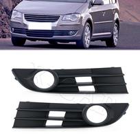 For Volkswagen VW Touran 2007 2008 2009 2010 Car Front Bumper Fog Light Cover Frame Fog Lamp Grille Accessories 1T0853666K Only 1 Left