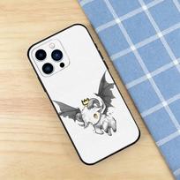 Angel Rabbit Satan Goat Phone Case for iPhone 17 16 Pro Plus Air 15 14 Max Mini 12 11 Soft Shockproof Cover iPhone13Pro