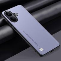 Luxury PU Leather Case For Vivo V60 Lite Back Cover Silicone Shockproof Full Protection Phone Case For Vivo V60 Lite 5G V60Lite For Vivo V60 Lite šviesiai violetinė spalva