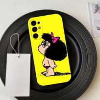 Mafalda C-Cartoon  Phone Case For Samsung S25,S24,S21,S22,S23,S30,Ultra,S20,Plus,Fe,Lite,Note,10,Black Cover Samsung S25Plus
