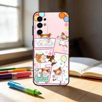 Coco-chan Phone Case For Samsung S25,S24,S21,S22,S23,S30,Ultra,S20,Plus,Fe,Note,10,9,5G Black Cover Samsung S24