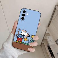 M-Maisy Mouse R-Rat Phone Case For Samsung Galaxy A73,A72,A71,A70,A53,A52,A51,Others Soft Black Cover Samsung a73 5g