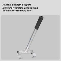 Greenhouse Post Remover Pole Remover Gear Portable Pile Removal Tool For Fence Greenhouse Farm Garden Pasture Railing Boundary 18 to 23mm tubes