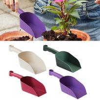 Garden Scoop Multi-Function Pp Plastic Soil Shovel Spoons Handy Garden Scoop For Soil Compost Planting Re-Potting Digging Tools White