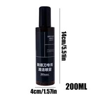 200ml Professional Shaver Cleaning Spray Razor Maintenance Solution, Men Grooming Tool Care Liquid, Salon Barbershop Home Use 200ml