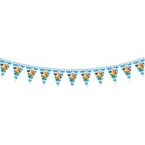 5m Oktoberfest Beer Festival Banner German Themed Pennant Bunting, Indoor Outdoor Party Decoration, Beer Celebration Photo Prop