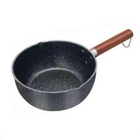 Durable Iron Omelette Pan Non-stick with Wooden Handle Fried Egg Saucepan Noodle Pot Kitchen Supplies