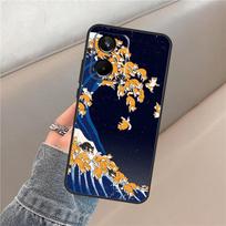 The Great Wave Case For Realme 15 14 13 12 11 Pro Plus C63 C61 C55 C51 C53 C25 C65 C67 C71 C75 GT6 GT7 Pro Realme 12 Pro Plus