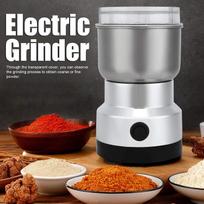 Top Seller MULTIFUNCTIONAL ELECTRIC GRINDER | Smash Machine Grinder For Spices and Seeds Silver , Household Portable Electric Foor Grinder Suitable