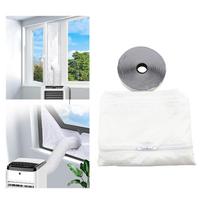500cm Polyester Portable Air Conditioner Window Sealing Cloth Mobile Air Conditioner Kit Effective Warm Air Blockage