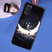 Moon Stars Space Astronaut Phone Case For Oppo A80 A40 A60 A16 A76 A96 A91 A15 A17 A74 A94 A54 A57S A18 A38 A58 A98 A78 OPPO A80 5G