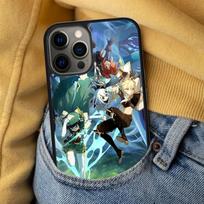 Game Genshin Impact Cute Soft Phone Case for iPhone 17 Air 16e Pro max 15 Pro 13 14 Plus 11 12 MagSafe Magnetic Coque iPhone 14plus