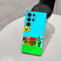 Cartoon Game Sprunki Phone Case For Samsung A25 A13 A33 5G A54 A36 A35 A56 A52 A14 Shockproof Soft Cover Samsung A12 4G