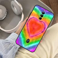 Heart Tie Dye Case For Red Magic 10 9 Pro Plus 8 7 6 Pro 5G 5S 6R RedMagic 10S 8S 7S 9S Pro Plus Cover Red Magic 8S Pro