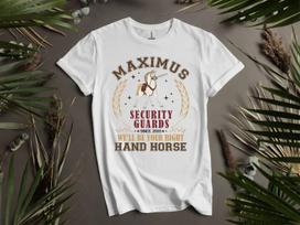 Maximus Horse Security Guards Rapunzel Hoodie Tshirt Men Women Unisex AD702 S