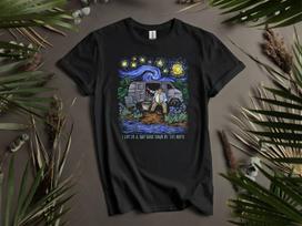Van Gogh Down By The River Sibainu Hoodie Tshirt Men Women Unisex AD646 3XL
