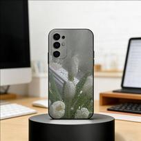 Fog Tulip Phone Case Black Silicone Soft For Samsung S25,S24,S21,S22,S23,S30,Ultra,S20,Plus,Fe,Lite Samsung S225G