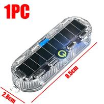Solar Flashing Warning Light LED Warning Safety Flashing By Strobe Light Adjustable Auto Parking Lamp Rear Warning Light