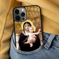 Immaculate Conception Virgin Mary Jesus Soft Phone Case for iPhone 17 Air 16e Pro max 15 Pro 13 14 Plus 11 12 MagSafe Magnetic iPhone 14