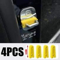Soft Silicone Auto Door Lock Damper Buffer Pad Shock Absorber Anti Noise Soundproof Gasket Protection Sticker Accessories Kit