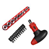 T Type Ratchet Screwdriver Manual Fast Screw Driver Bit Ratchet Bit  Electric Screwdriver 1 set