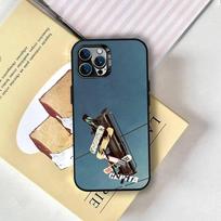 Cool Snowboard Phone Case For iPhone 17,16,15,14,13,12,11 Plus,Pro Max,XS,Colored Silver Plated Inside Cover iPhone12