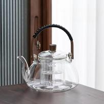 Steam and Boiling Dual-purpose Teapot Household Glass Tea Set High-temperature Resistant Thickened Heating Kettle