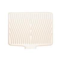 Heat Resistant Silicone Dish Drying Mat Board Bowl Dish Drying Mat Sink Drainer Large Heat Resistant Table Trivet Kitchenware smėlis