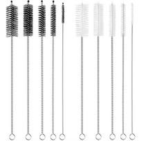 ABBY-Straw Brush Cleaner 10 PCS Extra Long 12 , Bristles Diameter 4-16Mm For Cleaning Straws, Pipes