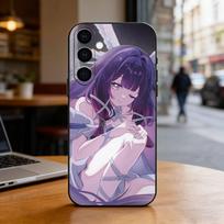 C-Columbina G-Genshin I-Impact Phone Case Black Silicone Soft For Samsung Galaxy A73,A72,A71,A70,A53,A52,A51 Samsung a32 4g