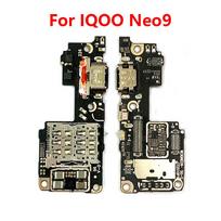 For Vivo IQOO Neo9 USB Charging Board Dock Port Microphone Module Flex Cable For IQOO Neo9