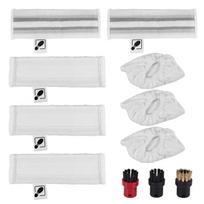 ABBY-Accessories For Karcher Steam Cleaner Easyfix SC2 SC3 SC4 SC5 Wipers Floor Nozzle Cloths Mop Round Brushes Spare Parts
