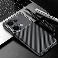 Luxury Business Case For Poco M6 Pro Cover Poco M6 Pro Funda Coque Soft Carbon Fiber Protective Back Case Poco M6 Pro Poco M6 Pro 4G juoda