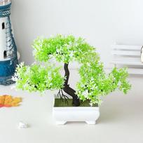 Artificial Plants Bonsai Small Tree Pot Fake Plant Flowers Potted Ornaments Home Room Table Decoration Garden Arrangement Decor balta