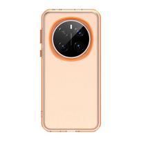 Frosted Case For Honor Magic 7 Pro Cover Magic 7 Pro Funda Coque Matte Translucent PC Candy Color Phone Bumper Magic 7 Pro HONOR Magic7 Pro oranžinė
