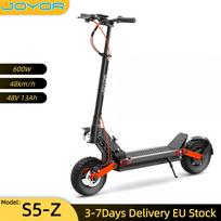 JOYOR S5-Z 48KM/H Elektriniai paspirtukai 10 colių visureigio padanga 48V/13AH baterija 600W variklis 55KM nuotolis Diskiniai stabdžiai E paspirtukas S5-Z 48KM/H juoda