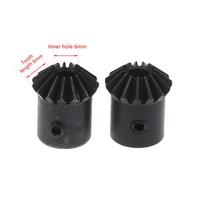 2Pcs Heavy Duty 1M 15T Spiral Bevel Gear M1 Modulus 90 Degree Differential Gear for Industrial Automation Repair