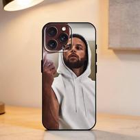 B-Basketball Star S-Stephen Curry   Phone Case For iPhone 17,16,15,14,13,12,11 Plus,Pro Max,XS,Soft Silicone Black Cover iPhone13