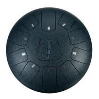 12 Inches Steel Drum 11 Notes Handpan Drum Drum Set with Mallets Bag Musical Instruments Steel Tongue Drum for Yoga Meditation tamsiai mėlyna spalva