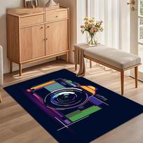 Music Notes Piano Area Rug Washable Carpet for Bedroom Living Room Kitchen Entrance Non Slip Carpets kitchen mat  outdoor rug 40X60cm