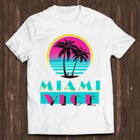 Miami Vice Funny Movie Unisex Gamer Cult Movie Music Cool Gift Tee T Shirt S įvairiaspalvis
