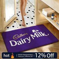 Soft Absorbent Non-Slip Rug Brand logo C-Cadbury Floor Mat Home Decor Doormat Bedroom Floor Mat Shower Carpet 40x60cm