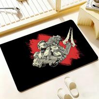 Shooting game D-Doom Floor Mat Bedroom Living Room Flannel Door Mat Non-Slip Home Decor 40x60cm