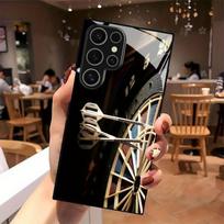 Dartboard And Dart Close-Up Pattern Design phone case Suitable for S26ULTRA,S25, S24, S23,  S22Ultra, S22, S21 A35, A36, A55 Galaxy S26